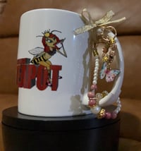 Logo Mug w/ Accents & Rhodonite Beads