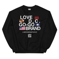 Image 2 of LOVEDCGOGO "A MITCHCRAFT JOINT" Dark Unisex Sweatshirt (see color options)