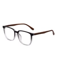 Image 1 of His Signature, Naming C Collection 1. Carter Lens (BLACK, Clear Wooden) for men by Y. Cashay