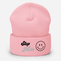 Image 2 of Stop Hatin' Cuffed Beanie
