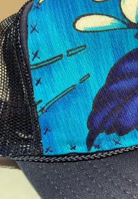 Image 2 of Vintage fabric trucker #V13