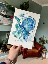Image 3 of "Blue Iris" Original