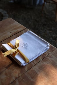Image 1 of 3  Servietten, Jugendstil mit tollem Monogram