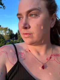 Image 1 of Blood Drop Necklace 5