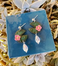 Image 2 of Lily Pad Earrings 