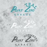 Image 2 of POINT ZERO GARAGE LARGE STICKER