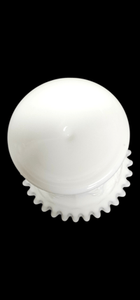 Image 3 of Westmoreland Paneled Grape Crimped Compote