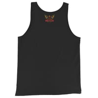 Image 2 of Red, Black, and Gold Logo Unisex Tank Top