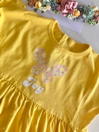 Image 2 of butterfly golden dress 