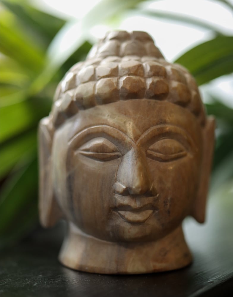 Mini Marble Buddha Head