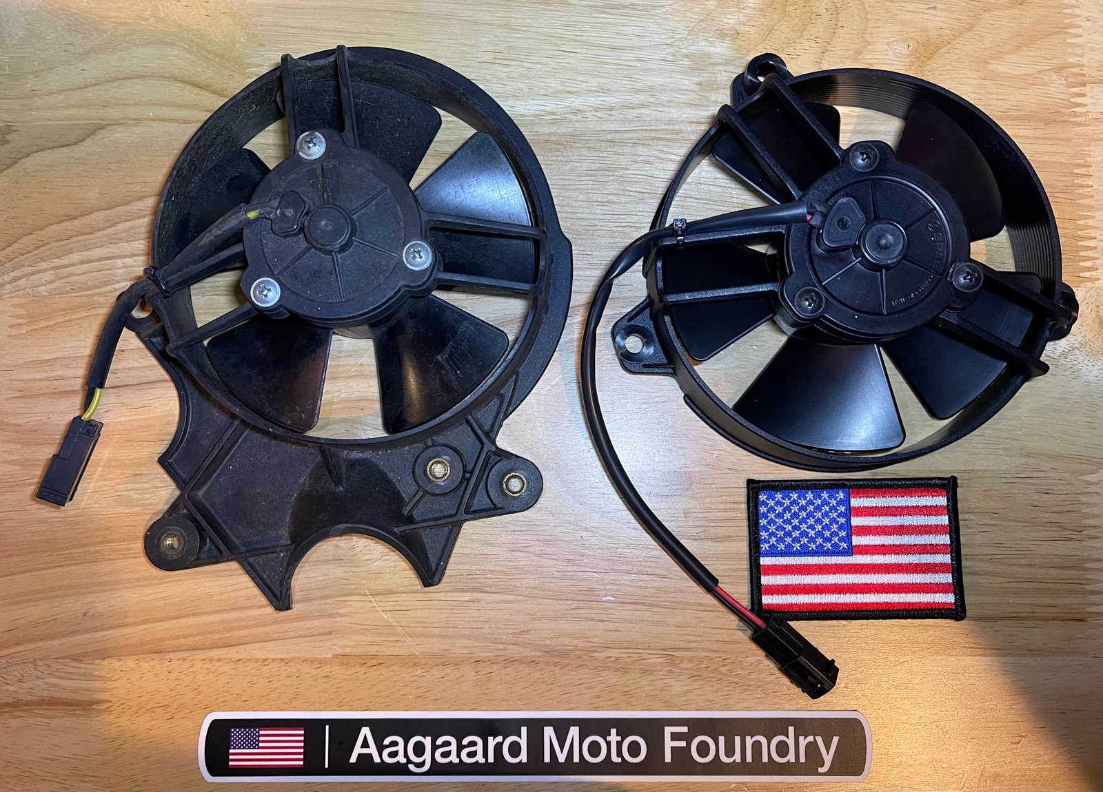 Buell XB Cooling Fan - SPAL OEM original equipment (Replacement for  Y0050.02A8A) | Aagaard Moto Foundry