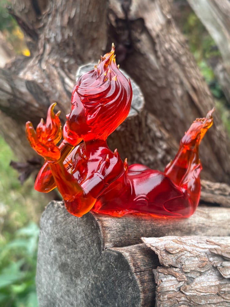 Image of Fire sprite book shelf guardian 