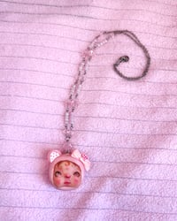 Image 2 of macaron necklace - Peach
