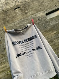 Image 3 of Suadoiro bordado a man. NEGRA SOMBRA GRIS. Varias tallas! Feita por encarga.