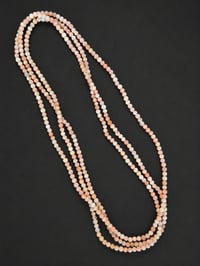 Image 1 of Pink Opal Wrap Bracelet & Necklace