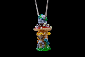 Image of UV Mushroom Bungalow Pendant