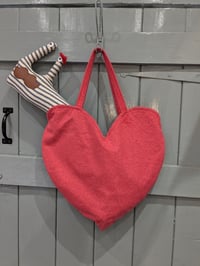 Image 4 of Big Heart Tote Bag