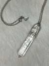 Moons and starts Clear Quartz necklace    ($185.00)