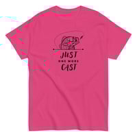 Image 4 of Unisex classic tee,  Just One More Cast T-Shirt | Funny Fishing Angler Graphic Tee