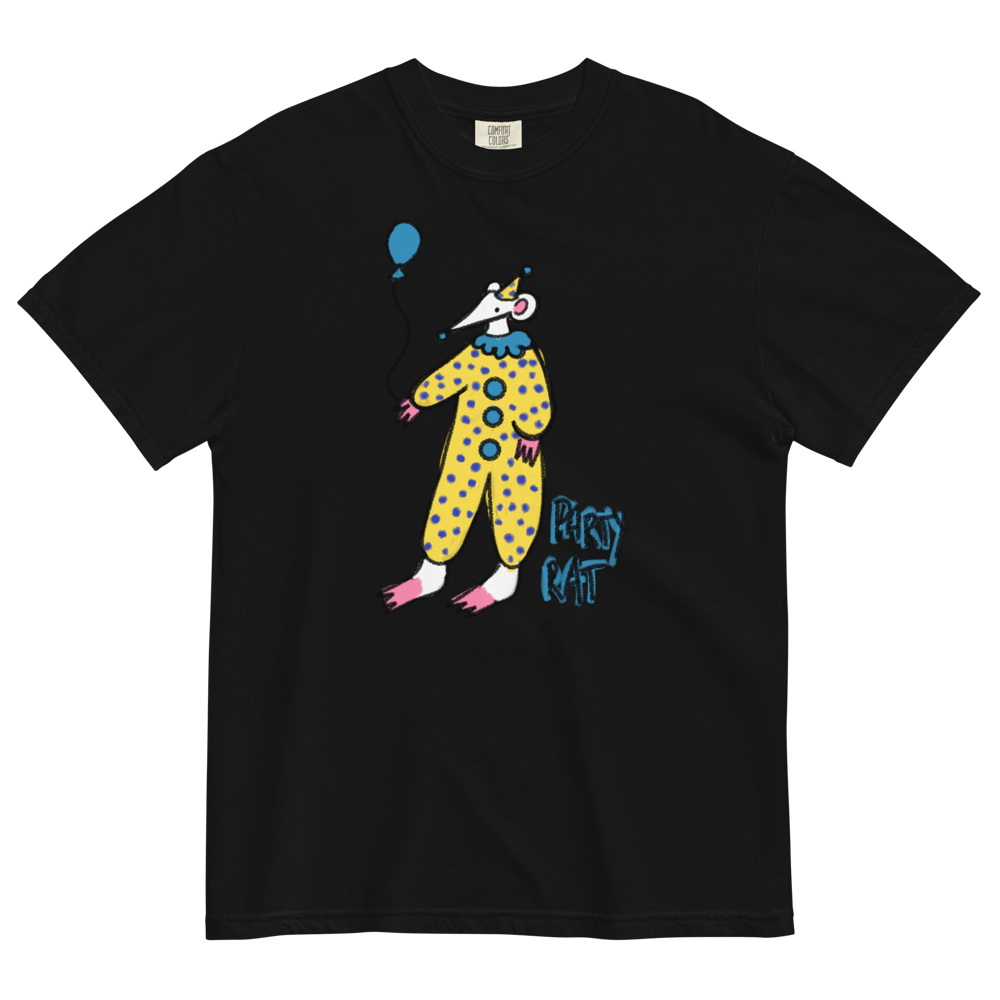 YELLOW PARTY RAT TEE