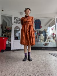 Image 1 of March dress in orange Cotton