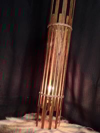 Image 7 of Reclaimed Rimu Lamp Wide Slatted