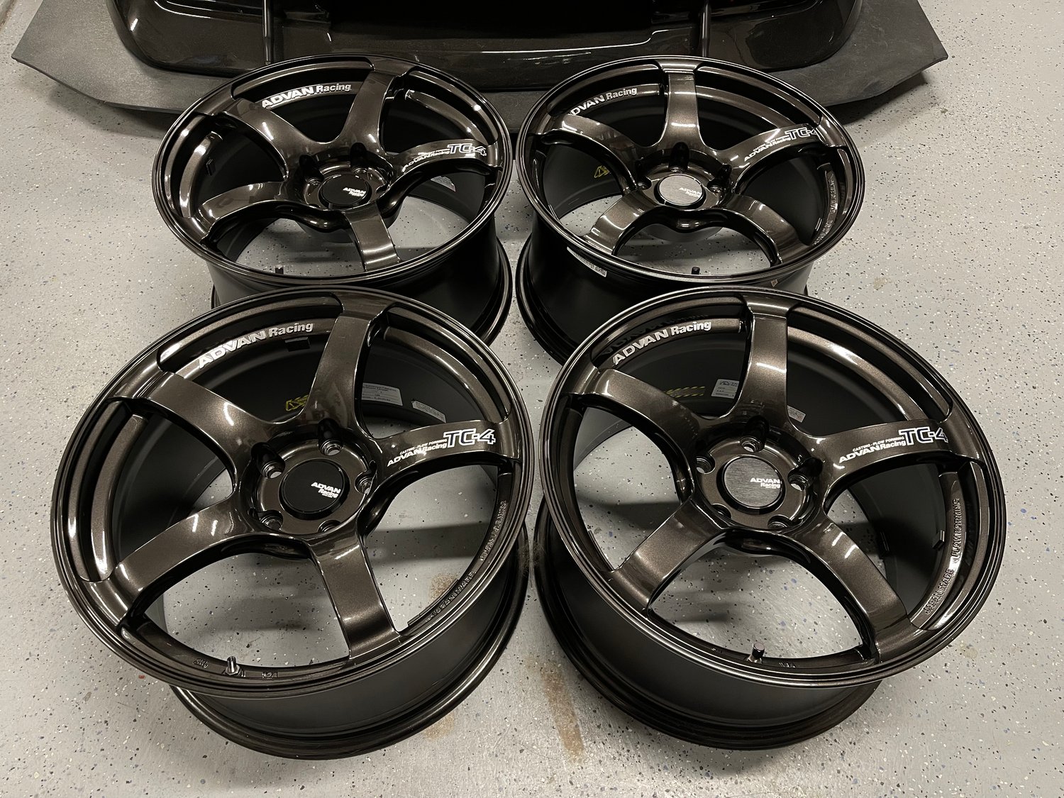 Image of Advan Racing TC4 Umber Bronze Metallic 5x120 18x9.5 +38 square fitment