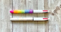 Image 1 of Classic Bic 4 Color Glitter Pen