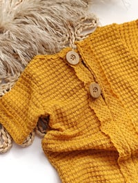 Image 2 of Boys bodysuit Patrick - honey | photo props | 12-18 months