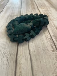 Image 1 of Green Sparkly Articulated Snake