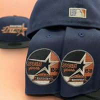 Image 2 of New Era 59Fifty Midnight Navy / Black/ Astros 
