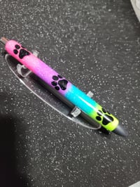 Image 5 of Colorful Glitter Paw Print Pen