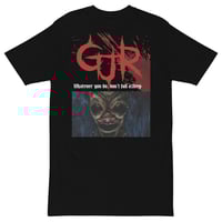 GJRXLYSSA Nightmare oversized black unisex tee
