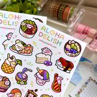 Image 2 of Hawaiian Food | Matte Sticker Sheet