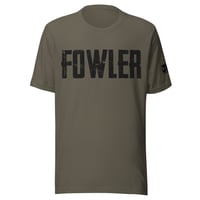 Image 1 of OWG - FOWLER Black Bella Canvas 3001 Unisex T-shirt 