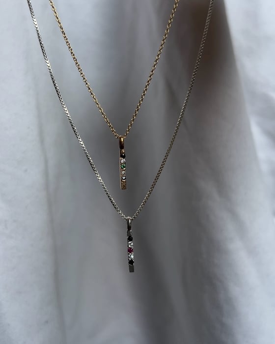 Image of Palette Charm Necklace