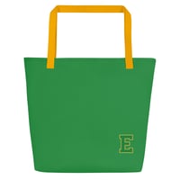 Image 1 of 'E' Large Tote Bag