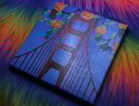 Image 3 of Golden Gate Bridge x California Poppy 8x8 Original 
