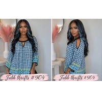 Image 1 of Large Eci New York Open shoulder top #904*8 (Gently Used)