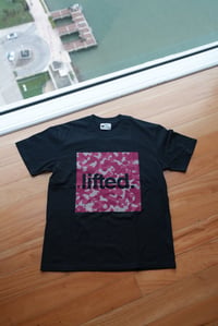 Image 1 of Pink Camo Black LIFTED Tee