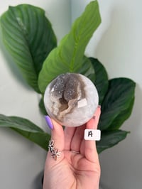 Image 1 of CHOOSE YOUR OWN DRUZY AGATE X QUARTZ SPHERES -BRAZIL-