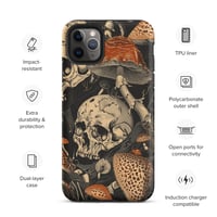 Image 7 of Goblincore Skull and Mushroom Grunge/Punk Tough Case for iPhone®