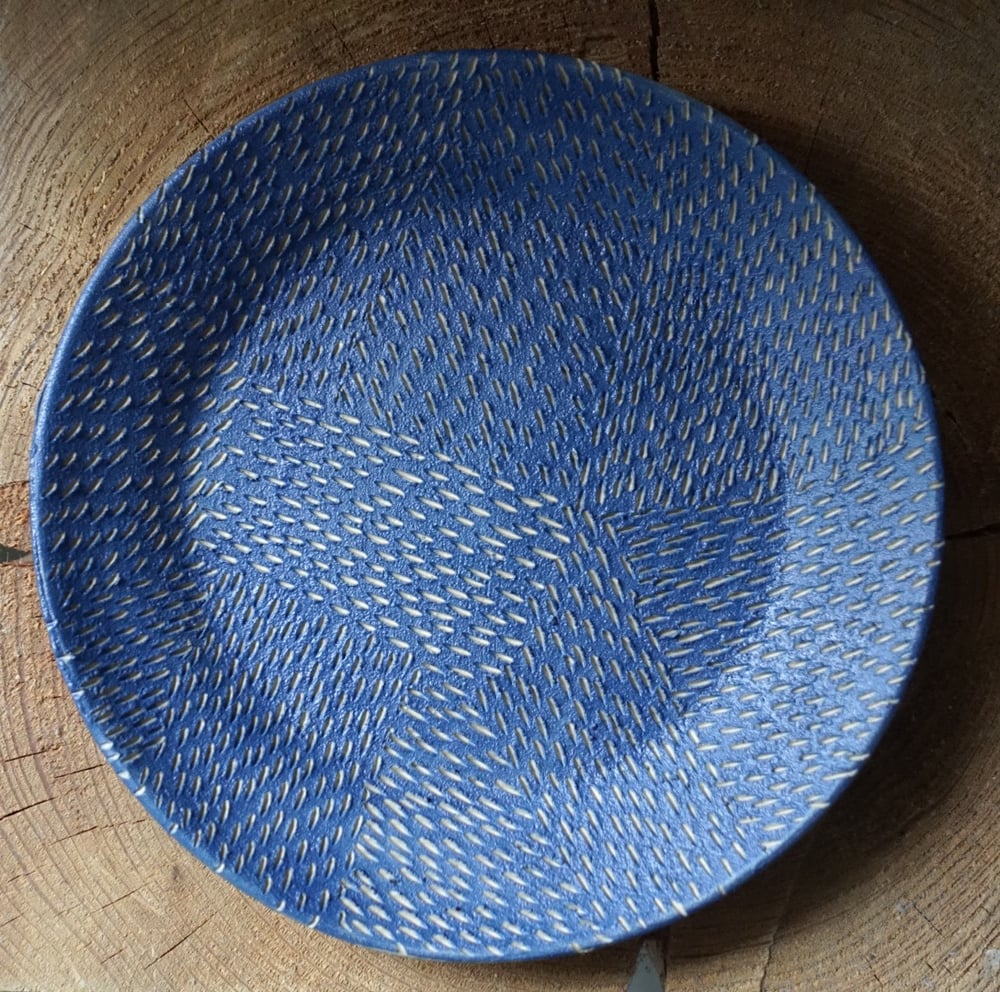 Image of Small Blue Plate