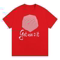 Image 1 of Get Use 2 It Logo T-shirt (Red/White)