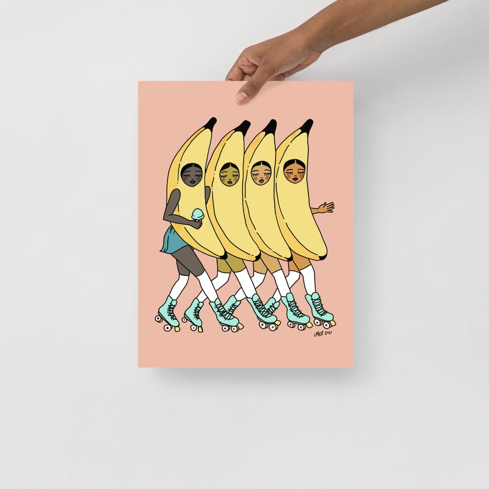 Image of Banana Skates Poster