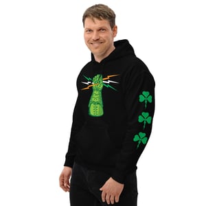 Image of Gauntlet Unisex Black Hoodie