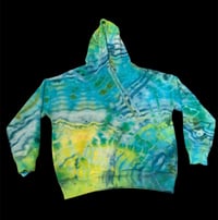 Image of Large Sea Green Geode Womans Hoodie 