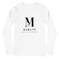 Image 1 of MamaFe's Black Logo "Faith of a Mustard Seed" Unisex Long Sleeve Tee