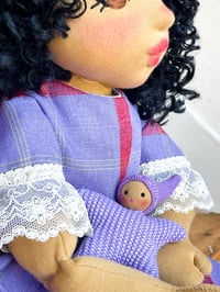 Image 6 of GEMMA Waldorf heirloom doll (Med/Lrg)