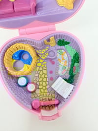 Image 8 of Ensemble bracelet et Polly Pocket petit Coeur rose chat
